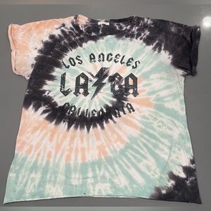 LA-Los Angeles Tie-Dye tee